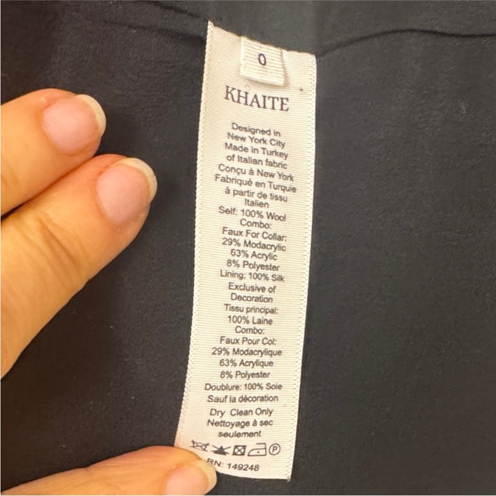 Gorgeous and Luxury $6,600 KHAITE “Finna” Coat NWT sz 0 - Picture 13 of 16